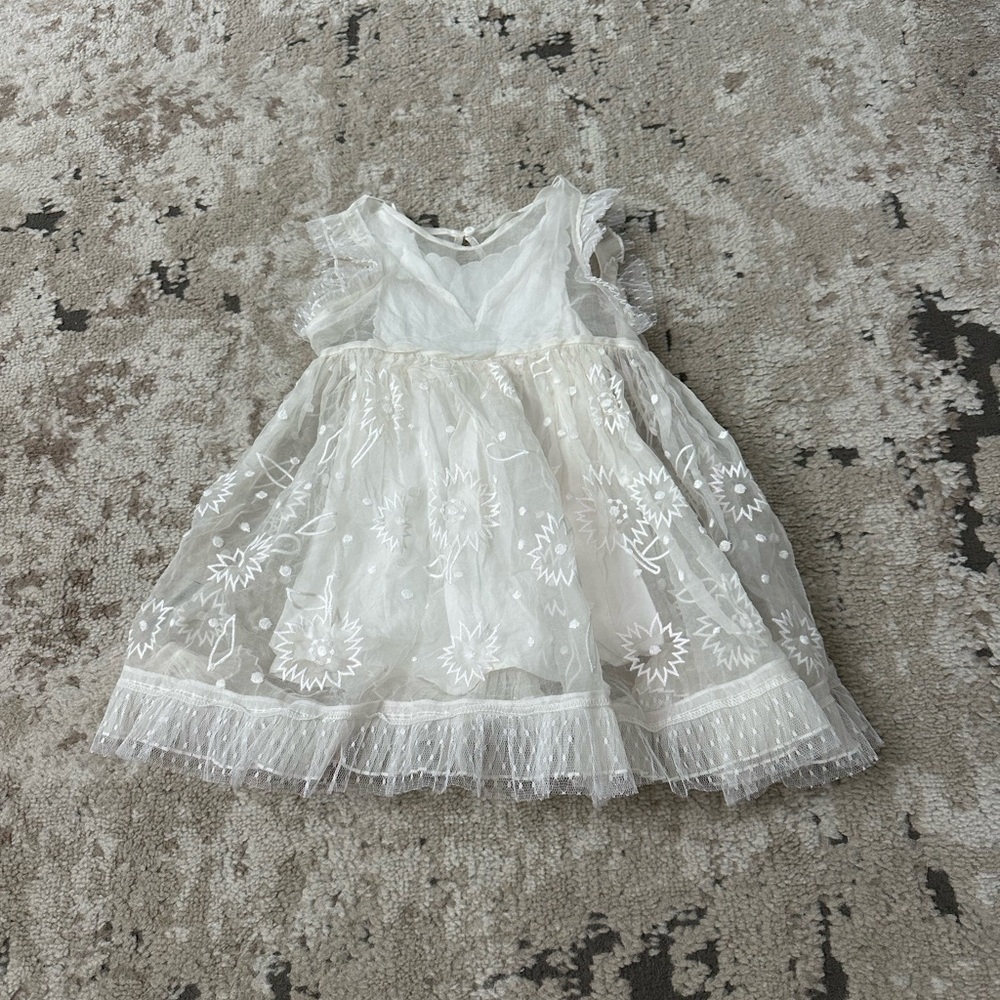 Stella McCartney Organza Flower Dress Size 24 Months - Picture 2 of 5